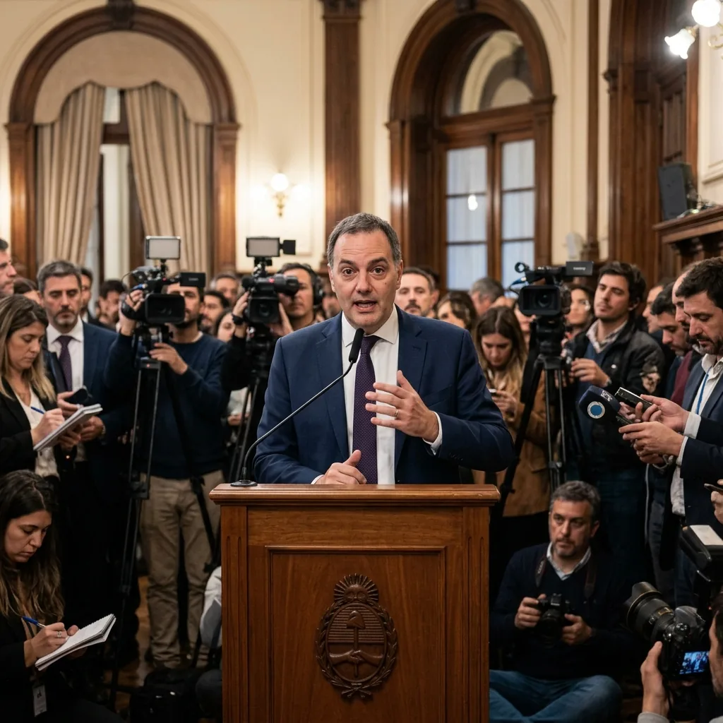 Adorni deja de ser el vocero presidencial y él mismo lo anunció