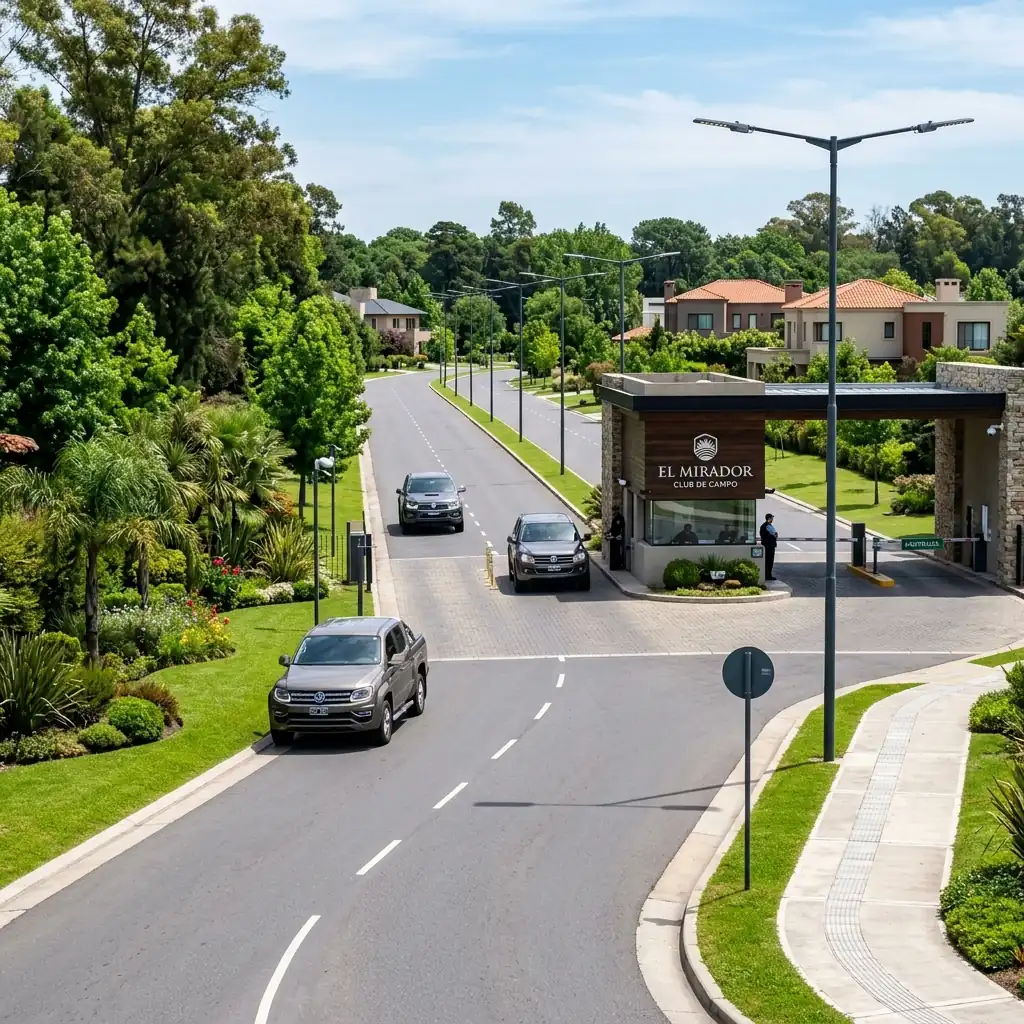 Infraestructura y conectividad en urbanización de Los Cardales