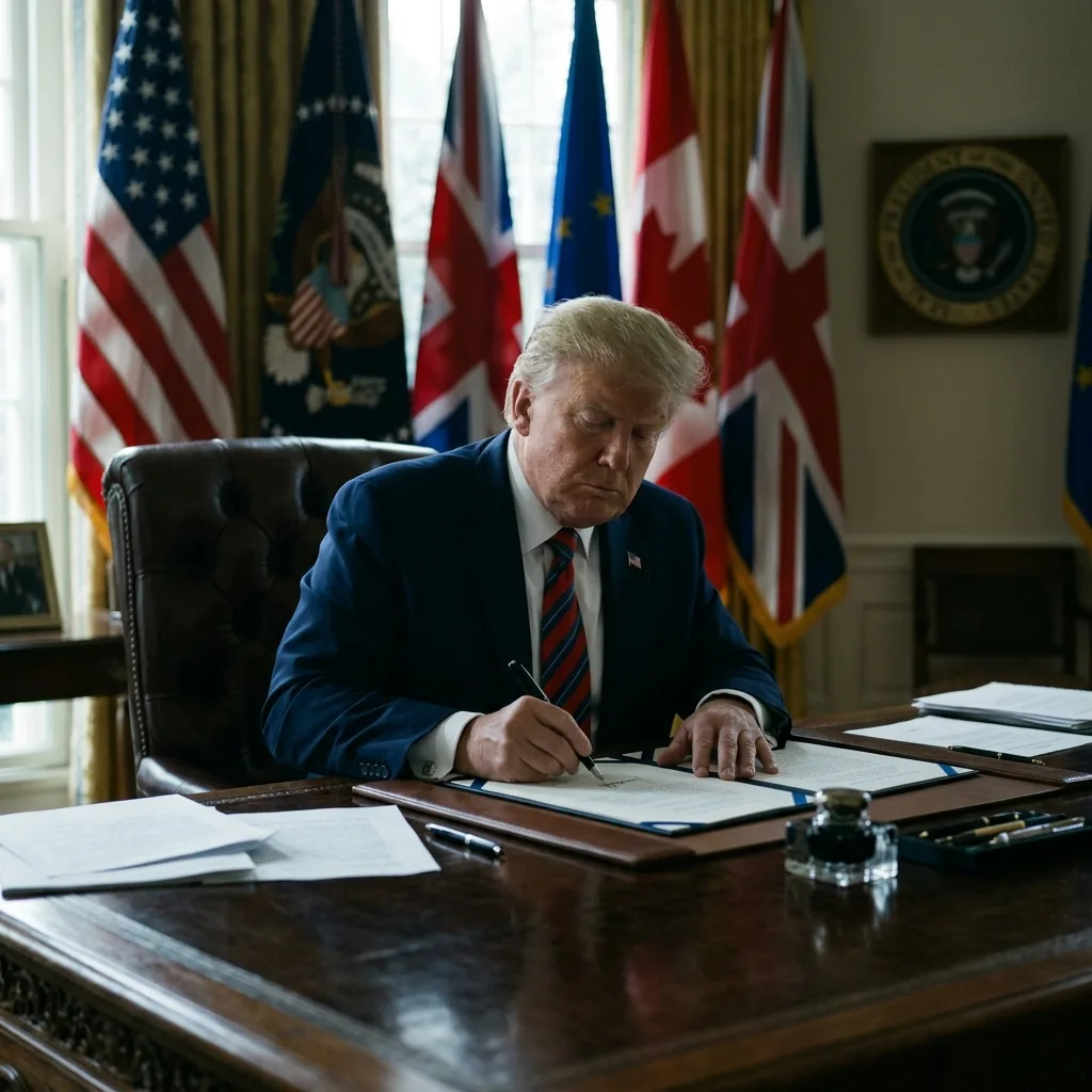 Con concesiones a Irán, Trump firmó por adelantado el acuerdo para terminar la g