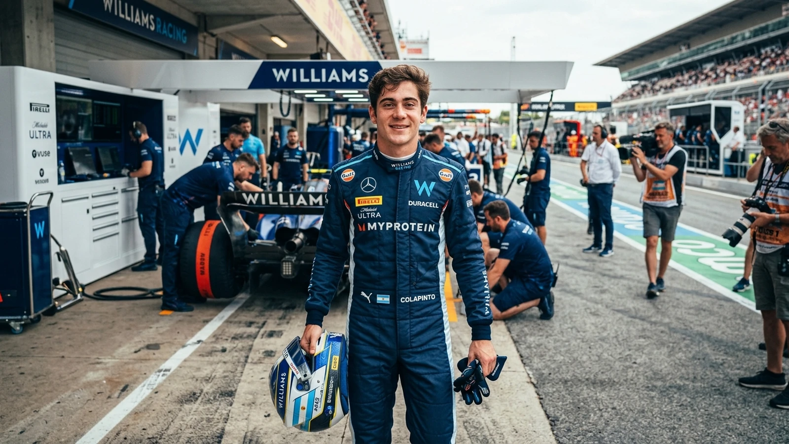 Franco Colapinto brilló en la clasificación del Gran Premio de Monza y largará entre los diez mejores en la Fórmula 1