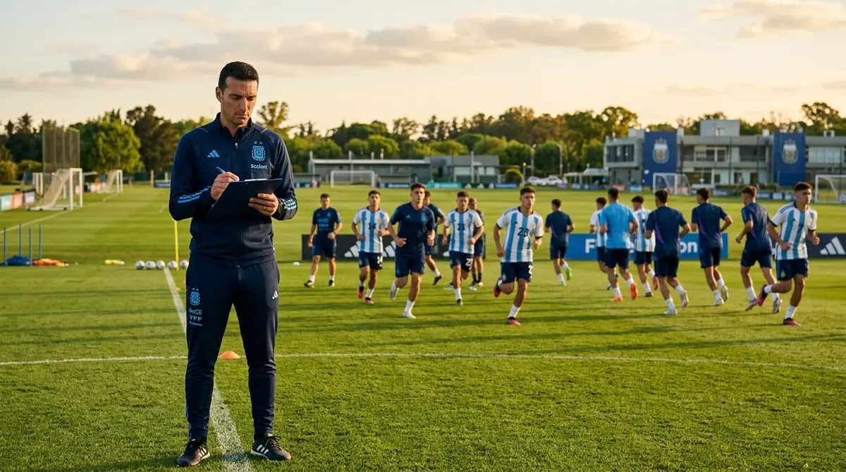 Lionel Scaloni perfila la lista de la Selección Argentina para la ventana FIFA en el comienzo del recambio generacional