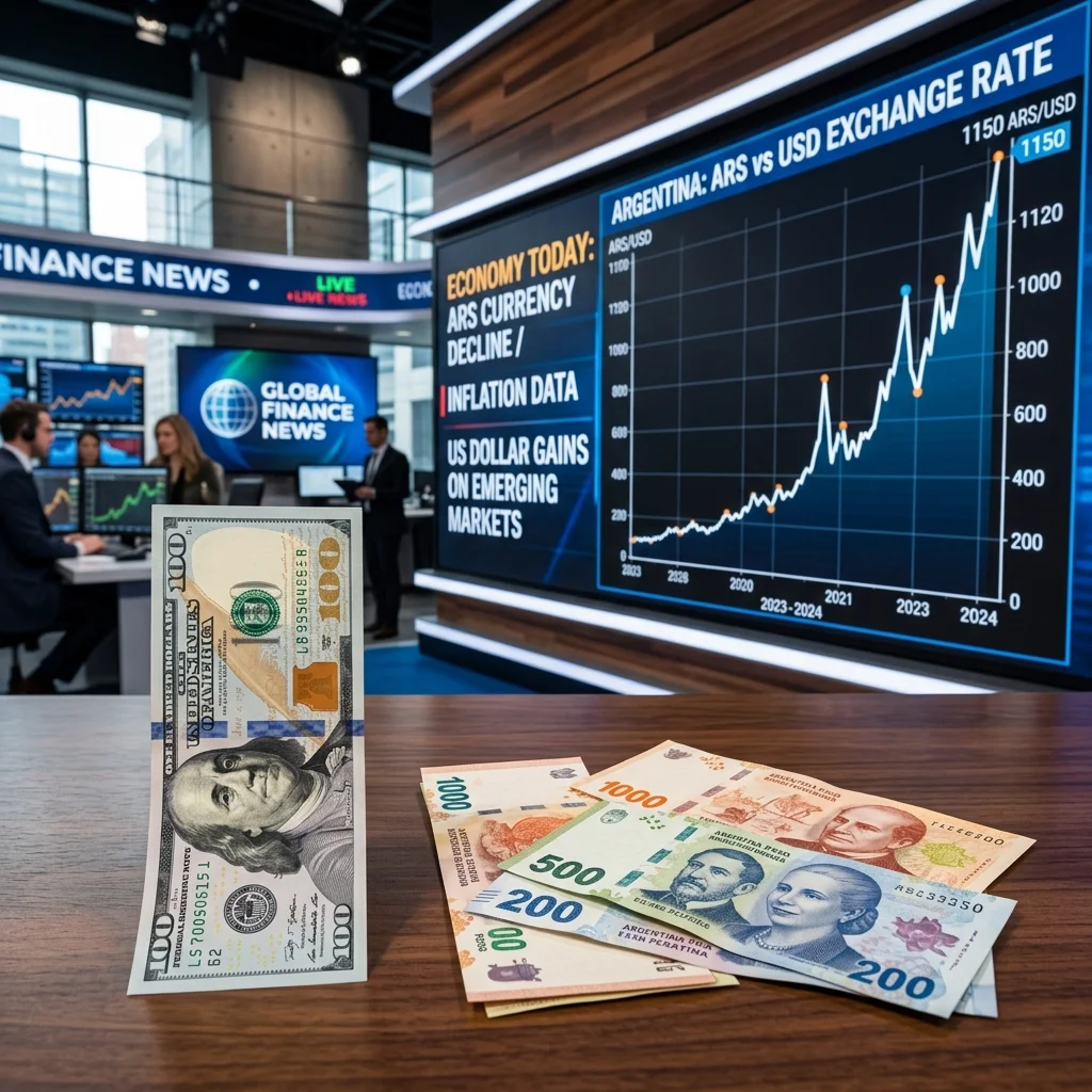 Concepto de dólar e inflación en Argentina