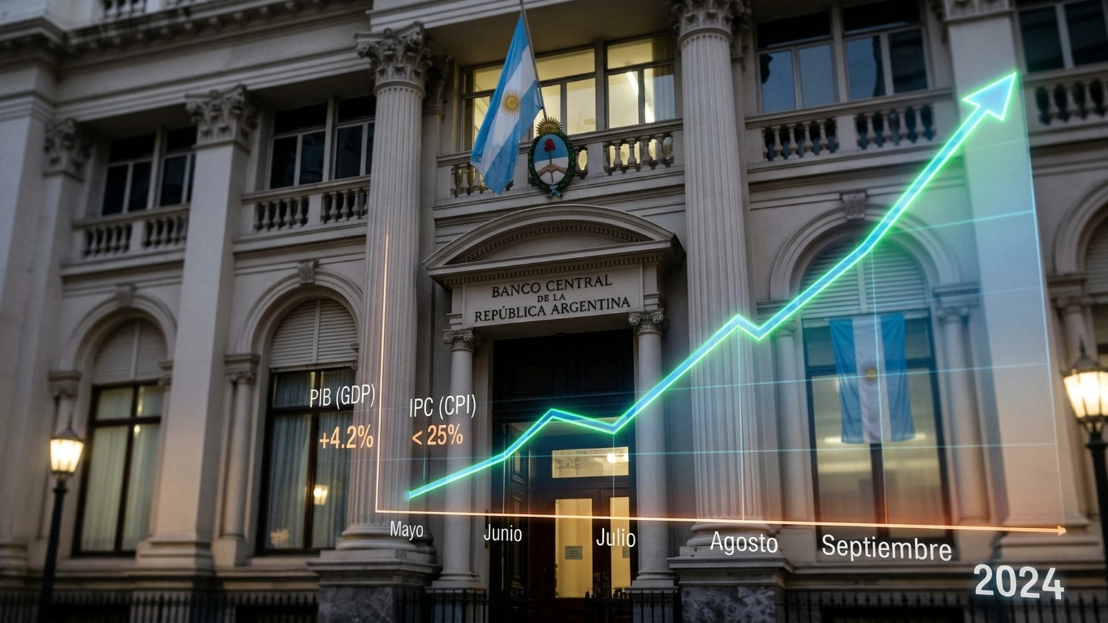 El resultado financiero positivo acumulado consolida la baja sostenida del riesgo país y el fortalecimiento de la moneda nacional.