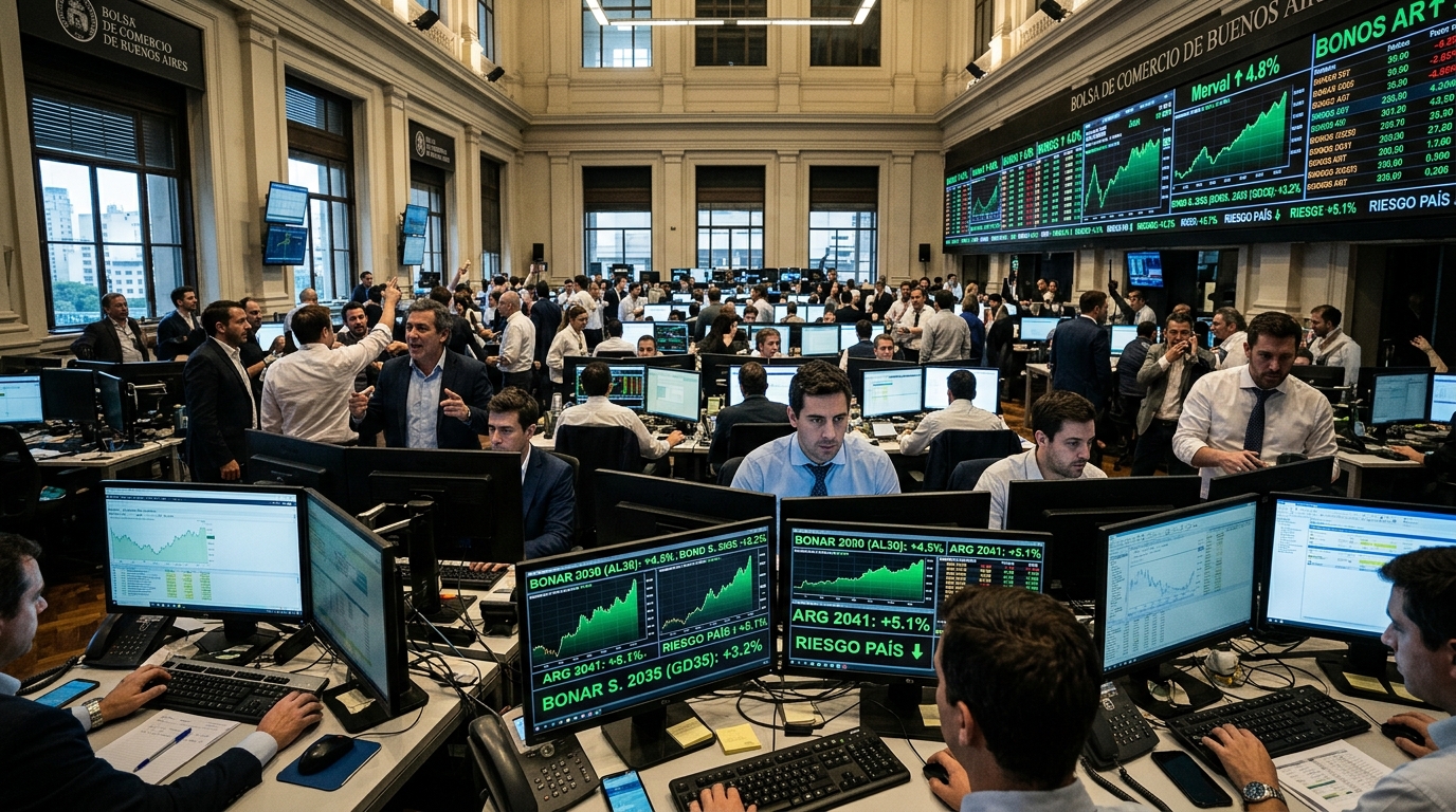 Riesgo Pais bonos soberanos Wall Street mercados