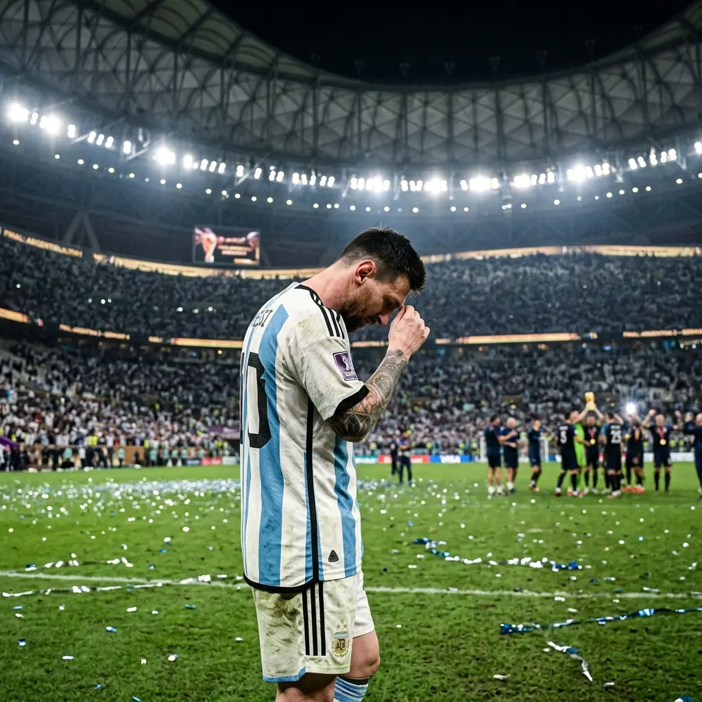 El emotivo mensaje de Messi tras perder la final: “El dolor es muy grande y va a