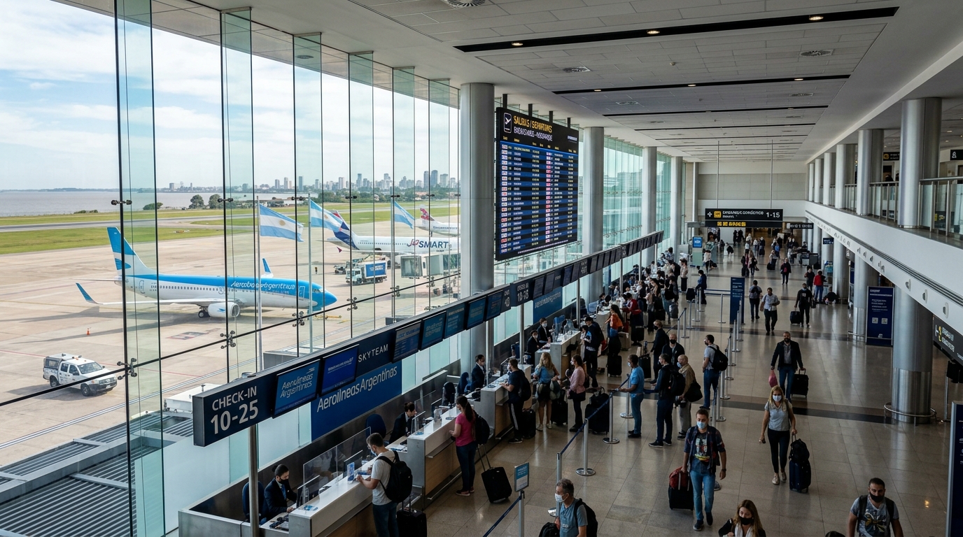 Conflicto aeroportuario: el Gobierno declaró servicio esencial el transporte aéreo e intimó a los gremios a garantizar el 75% de los vuelos