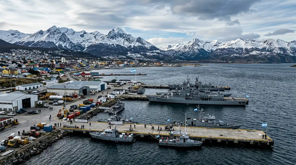 Fuerte contrapunto político tras la cadena nacional por Malvinas: el oficialismo defiende la base naval en Ushuaia y la oposición critica la estrategia