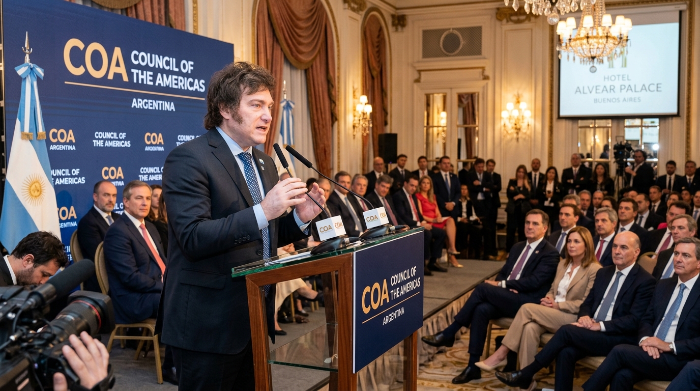 Milei cierra el Council of the Americas con la mira puesta en reactivar inversiones