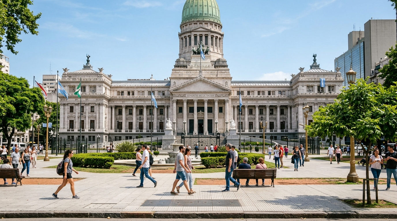 Vista del Congreso Nacional donde se debatirá el Presupuesto 2027