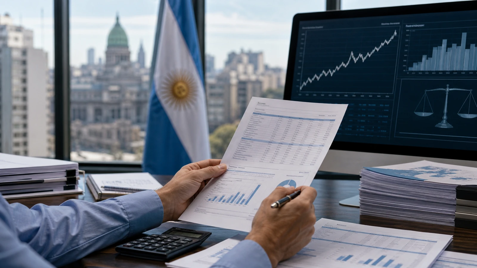 Economista revisa cuentas fiscales argentinas frente a indicadores de deuda y riesgo de mercado